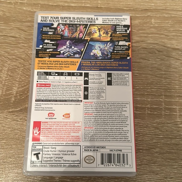 Digimon cyber sleuth Nintendo switch - Picture 2 of 5